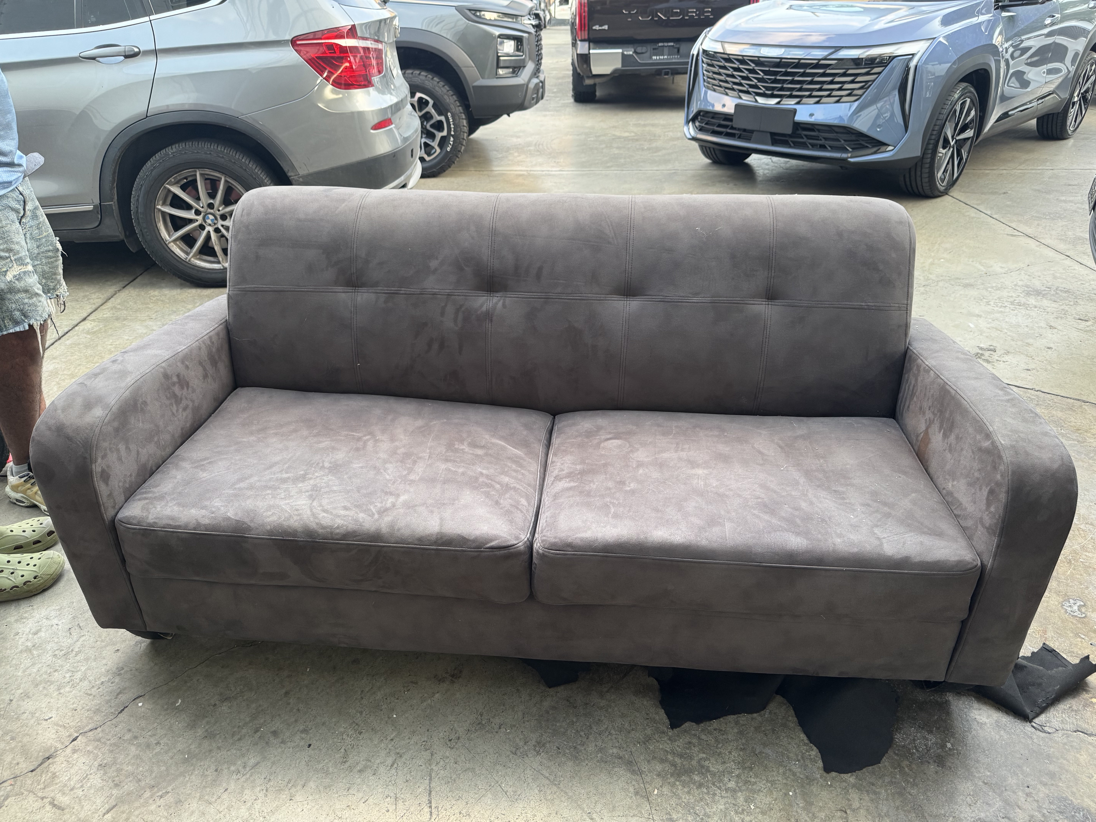 muebles y colchones - OPORTUNIDAD Mueble sofá dos plazas