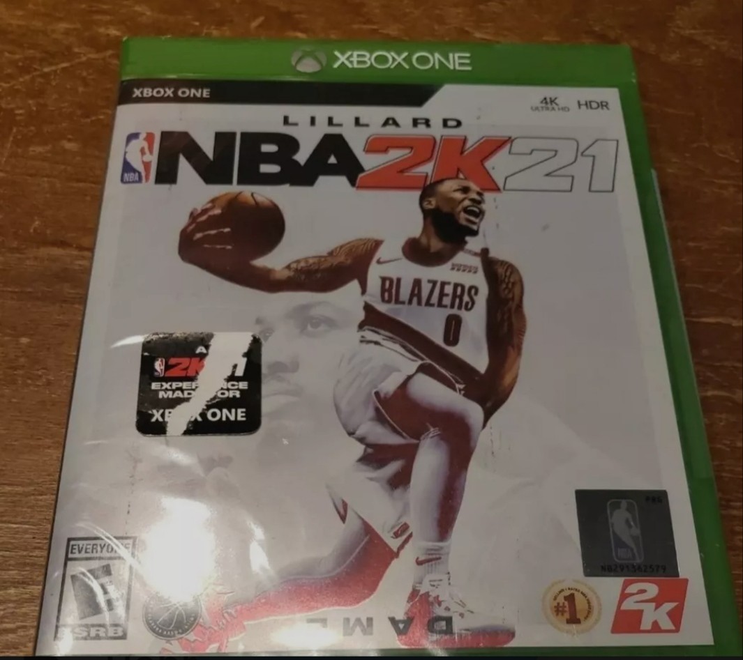 consolas y videojuegos - NBA 2k21 Damián lillard Xbox one vídeo juego playstation