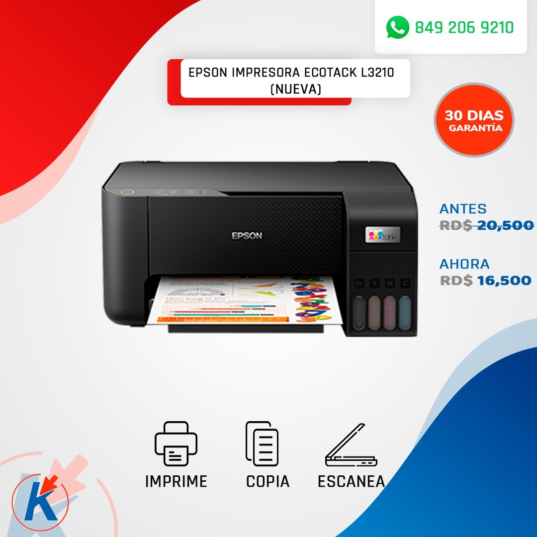 impresoras y scanners - IMPRESORA ECOTANK L3210