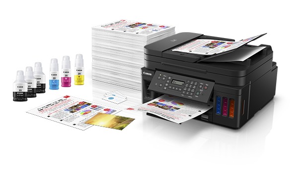 impresoras y scanners - MULTIFUNCIONAL CANON G7010  (IMPRIME, COPIA, ESCANEA, FAX), SISTEMA TINTA CONTIN