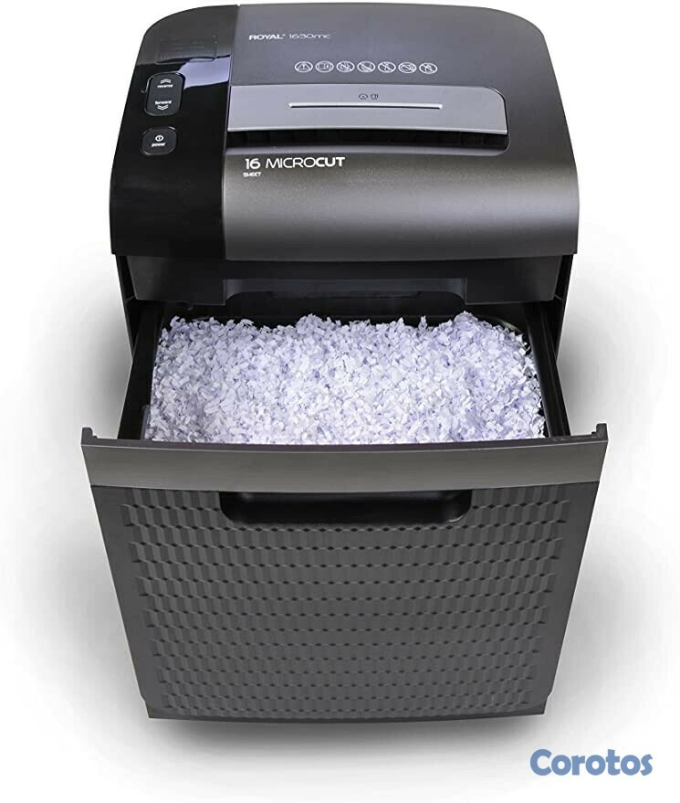 impresoras y scanners - TRITURADORA DE PAPEL ROYAL 16 HOJAS a la vez , 1630MC, 30 MINUTOS DE USO CONTINU 1