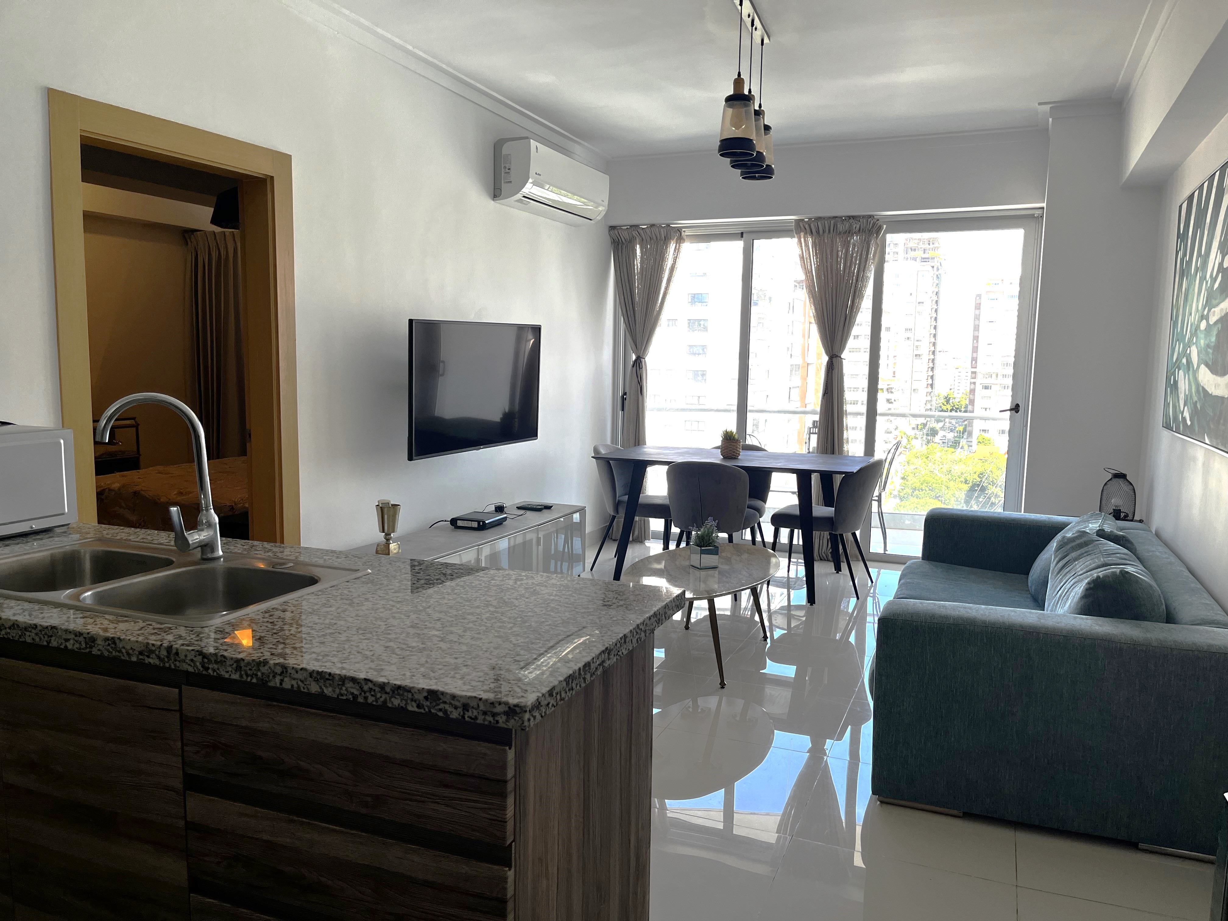apartamentos - Apartamento Alquiler Piantini UNA Habitación  0