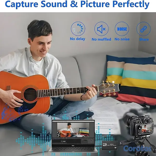 accesorios para electronica - Capturadora de Video 4K USB 3.0 – Streaming y Grab 10