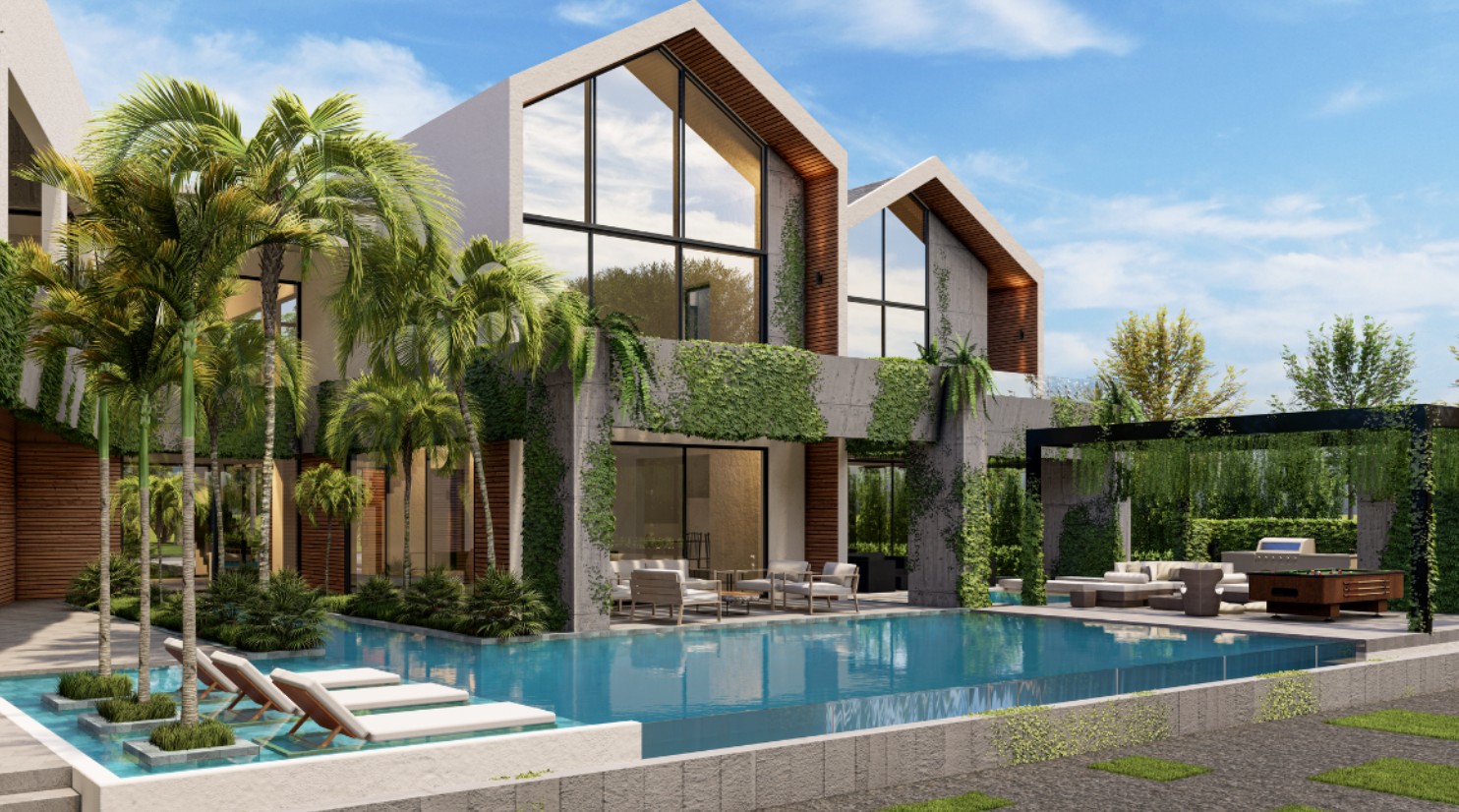 casas vacacionales y villas - Lujosa villa de venta en Cap Cana 2