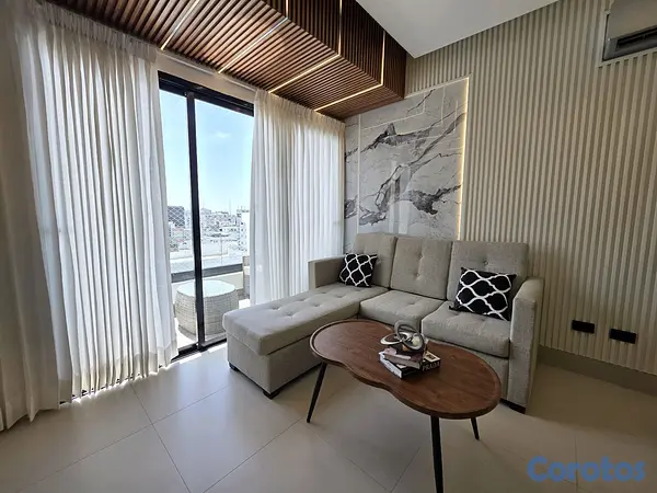 apartamentos - Apartamento en alquiler amueblado, Evaristo Morales! 2