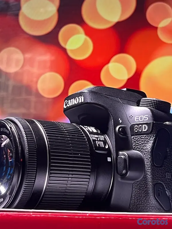 camaras y audio - Canon 80D profesional y graba video en full HD Wifi y 24.1 Mpx 2