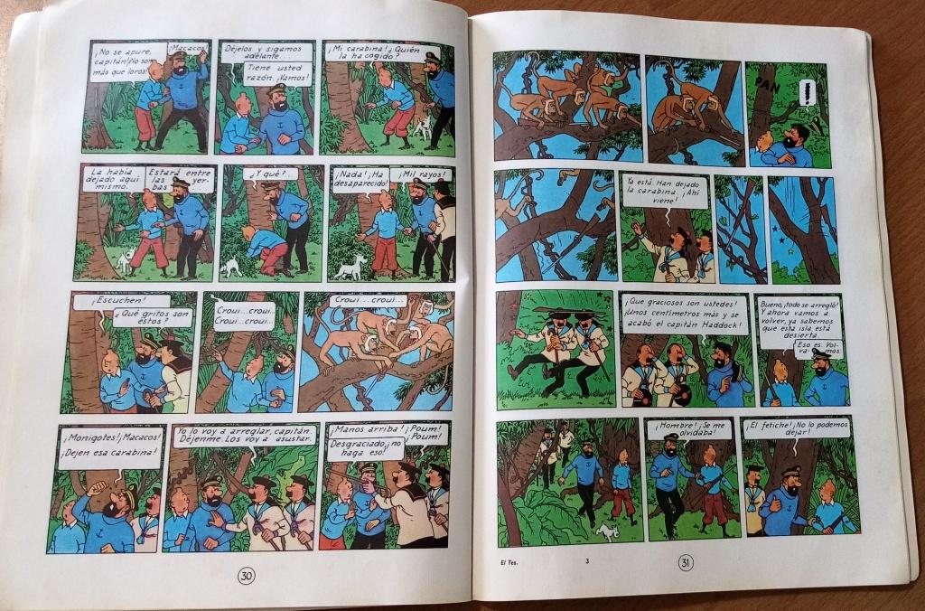 hobby y coleccion - Libro de historietas clasico de Tin Tin :El Tesoro de Rackham el Rojo.Herge 2