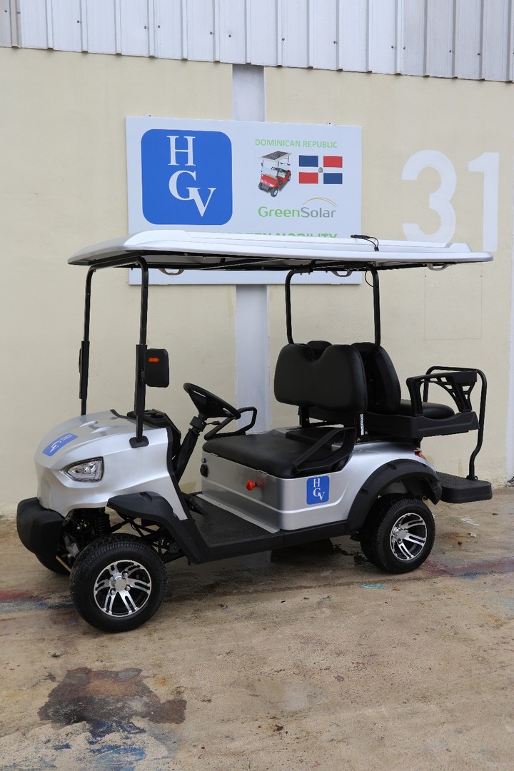 vehiculos recreativos - Carros de golf electricos con paneles solares y bateria de lithium Punta Cana 2