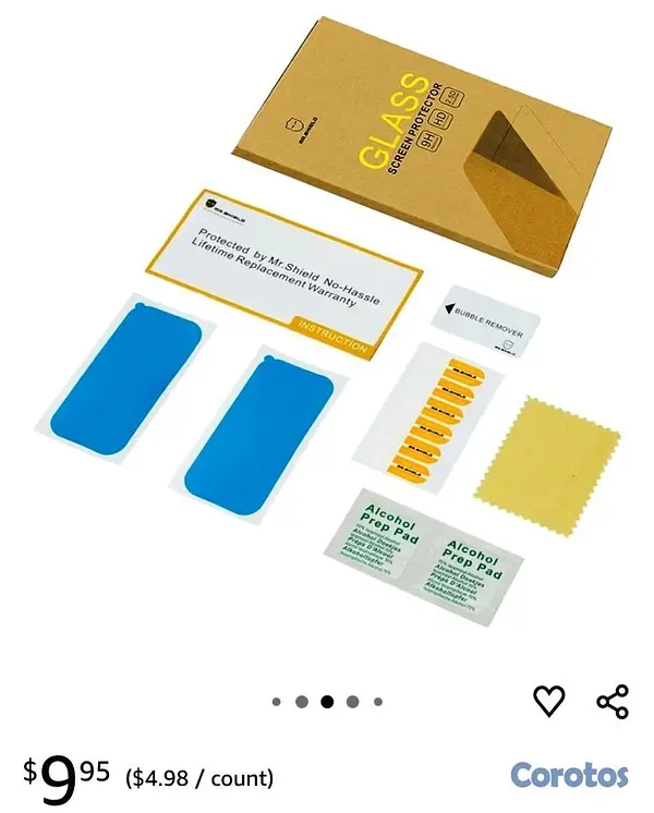 celulares y tabletas - 2 Vidrios Templados para iPad Air/Pro 9.7"  5