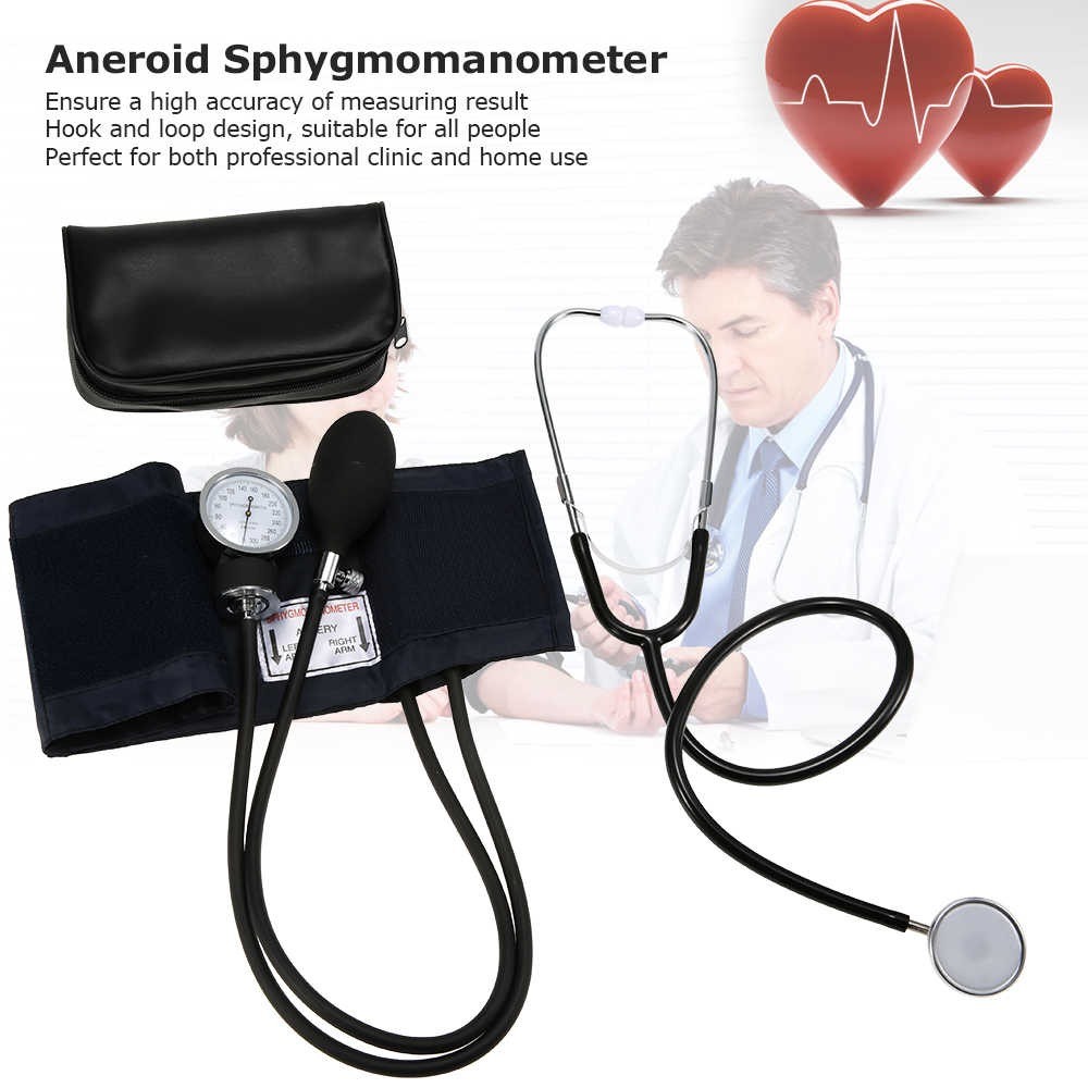 salud y belleza - Monitor de presion Esfigmomanometro Estetoscopio Equipo medico Medidor arterial 5