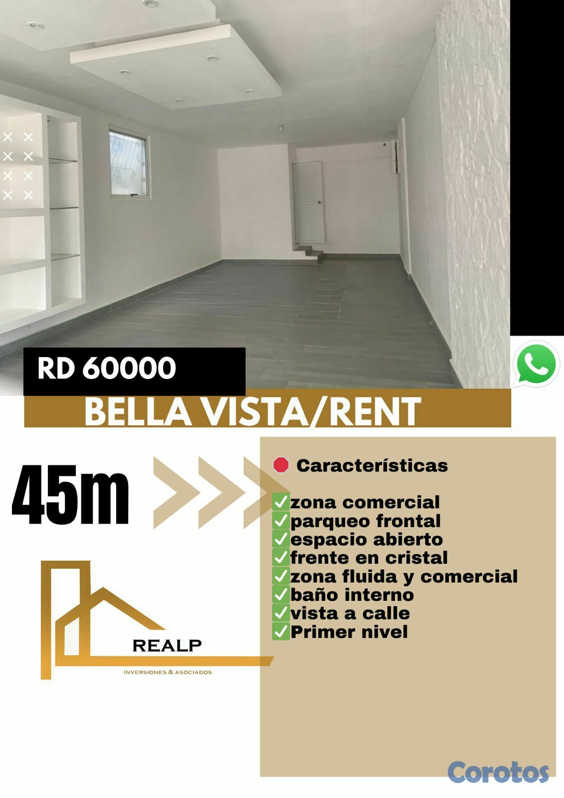 oficinas y locales comerciales - Local primer nivel Bella vista  1