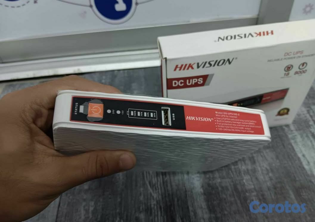 otros electronicos - MINI-UPS ROUTER HIKVISION 5