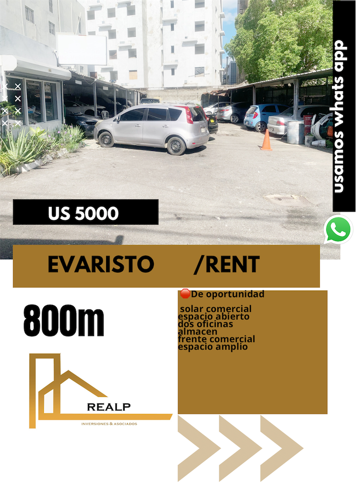 solares y terrenos - Solar en evaristo morales  0