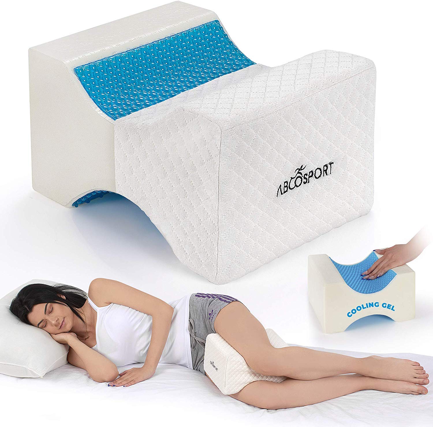 muebles y colchones - COJIN DE GEL PARA DORMIR LEG PILLOW 0