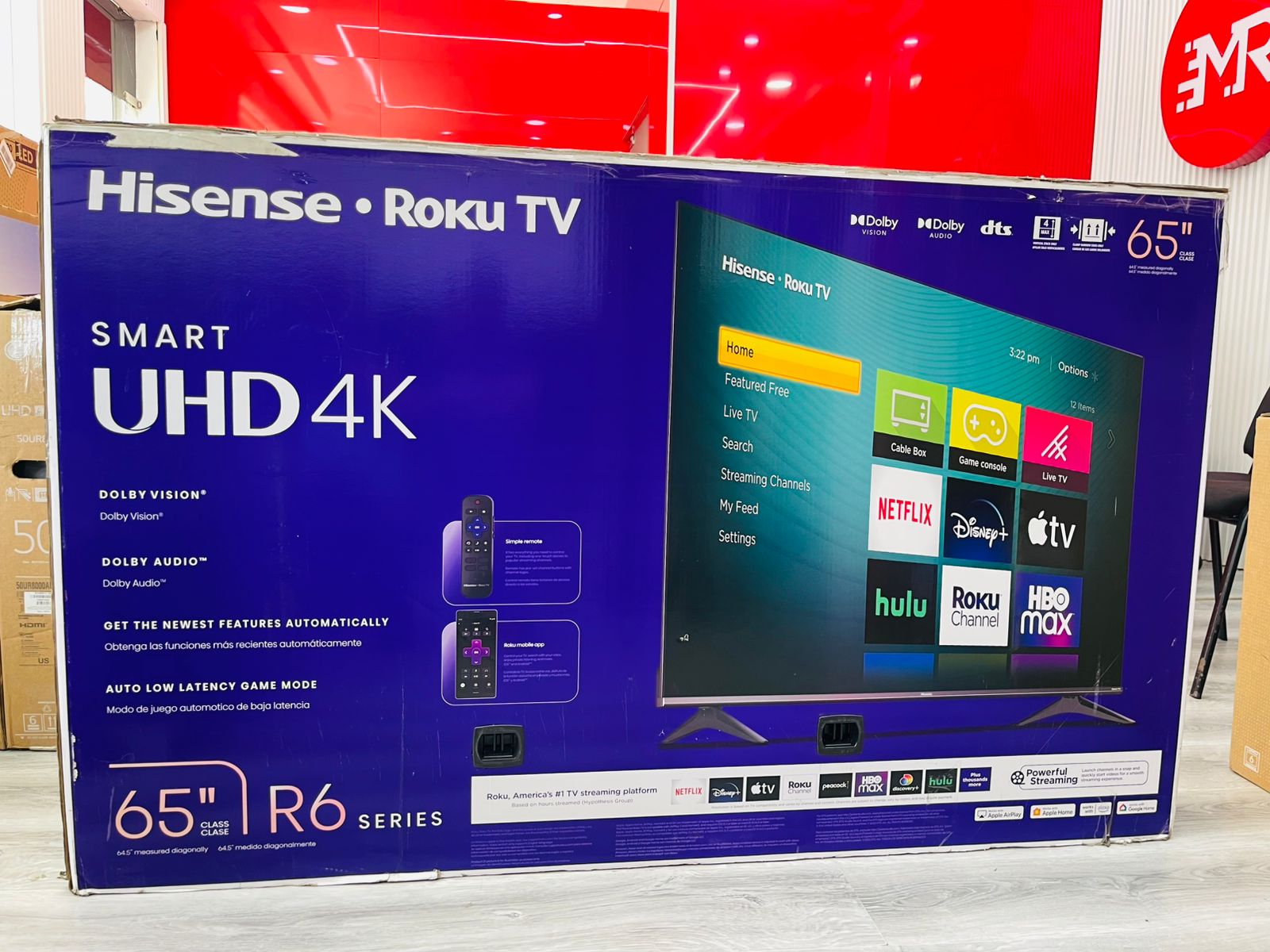 tv - HISENSE R6 ROKU 65PULGA, 4K