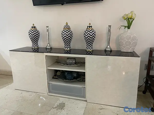 muebles y colchones - Credenza Blanca 2