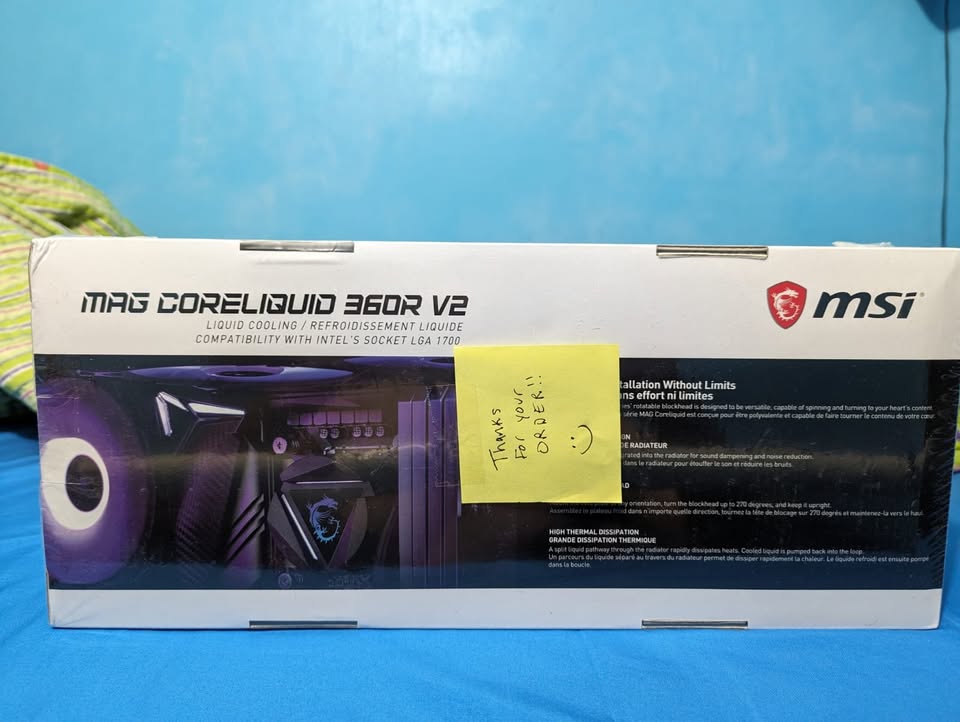 computadoras y laptops - Disipador PC MSI MAG CoreLiquid 360R V2 AIO