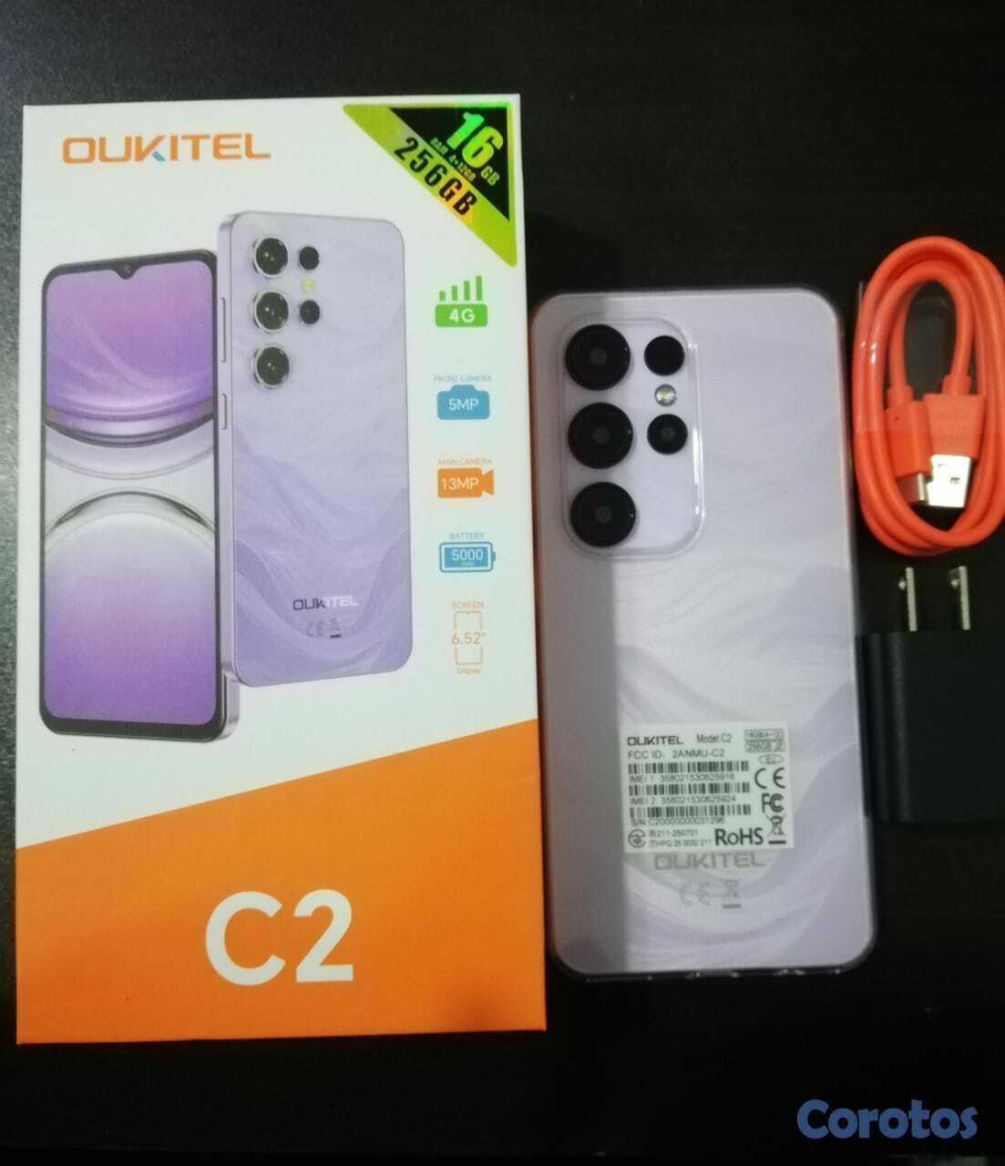 celulares y tabletas - Teléfono OUKITEL C2 256+16GB Gran Rendimiento 3