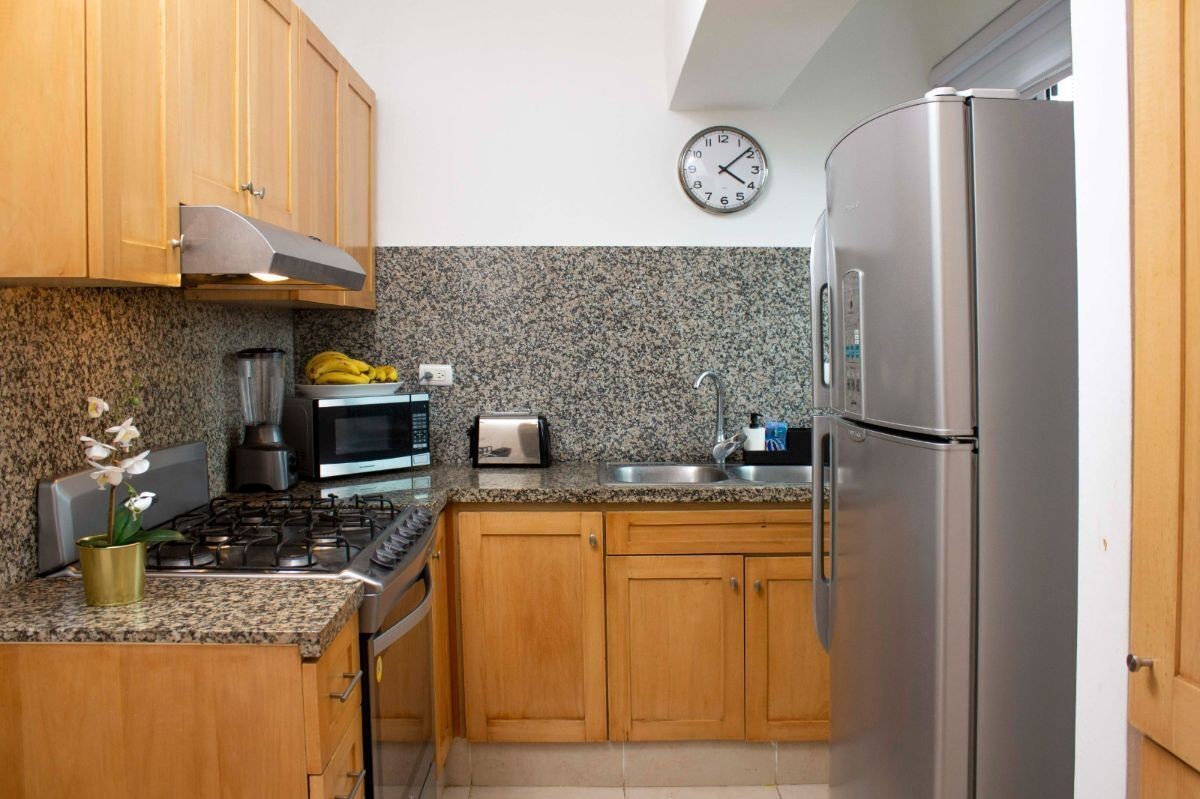 apartamentos - 🔵 Alquilo Apartamento amueblado 7mo piso en Evaristo Morales 
