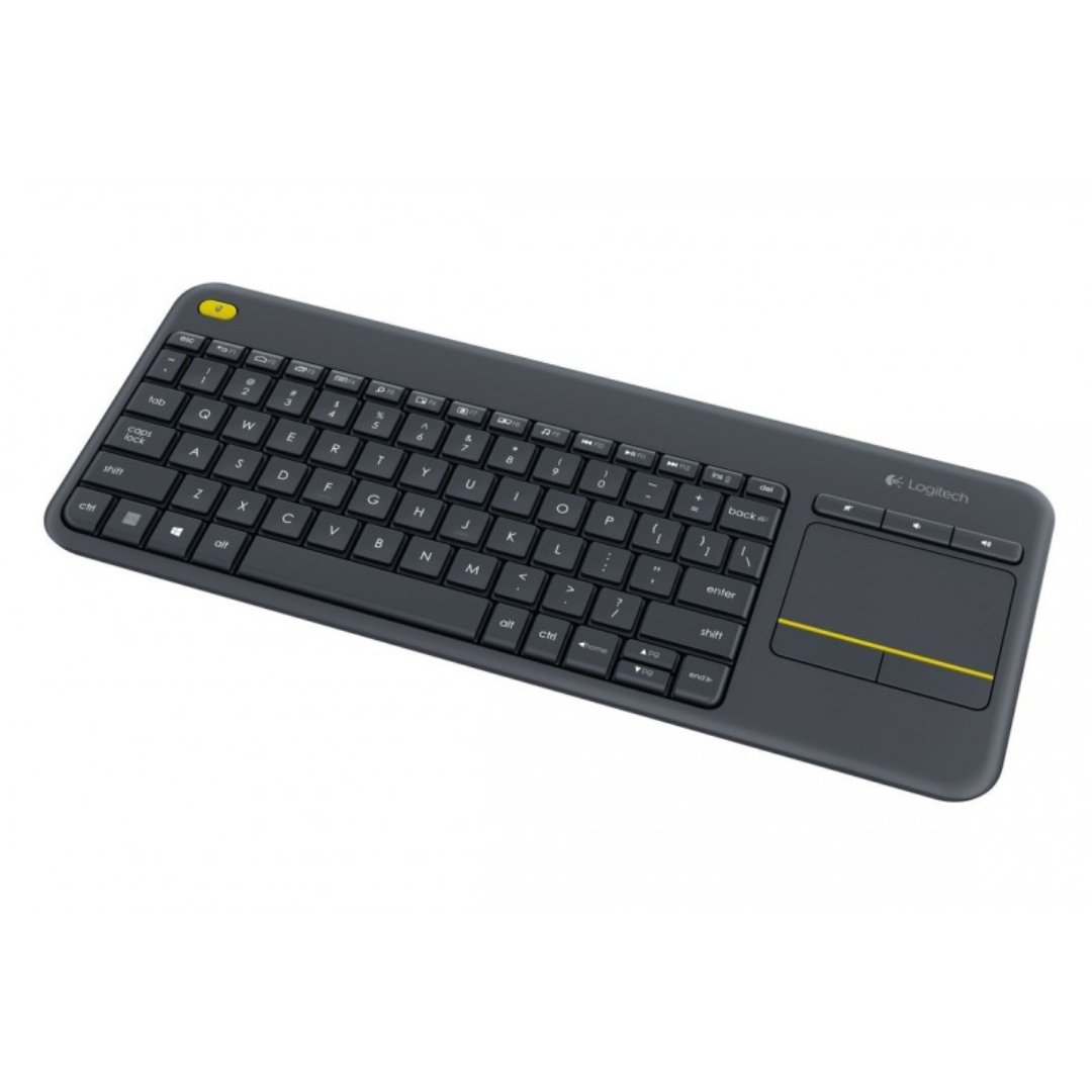 computadoras y laptops - TTECLADO Y TOUCHPAD LOGITECH K400 PLUS USB WIRELESS RECEIVER 2.4GHZ WIRELESS, ES 1
