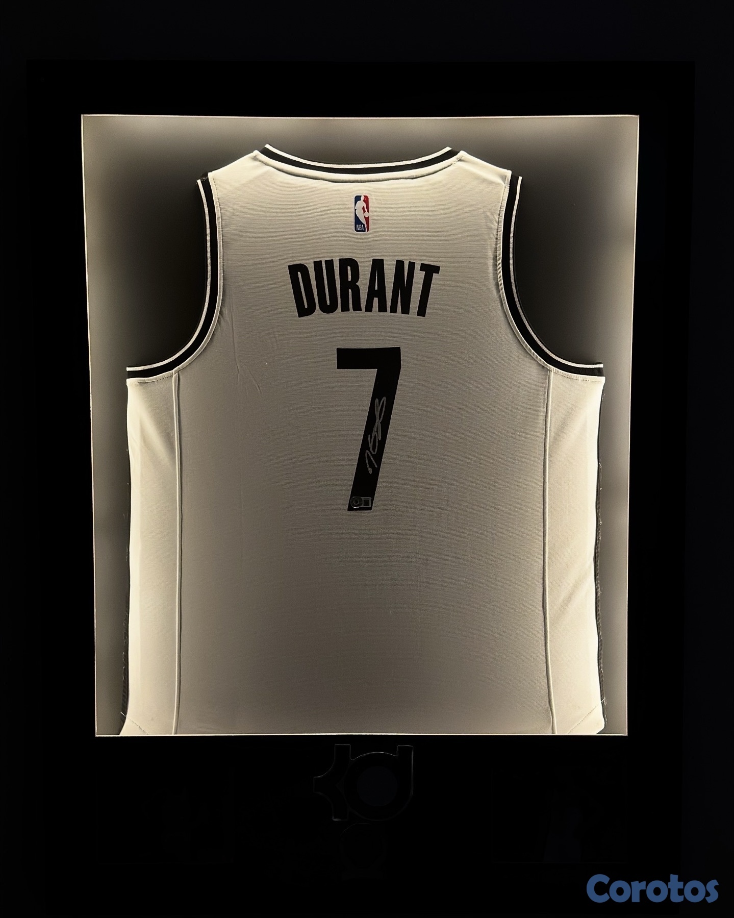 hobby y coleccion - Chaqueta firmada y certificada por Kevin Durant 1