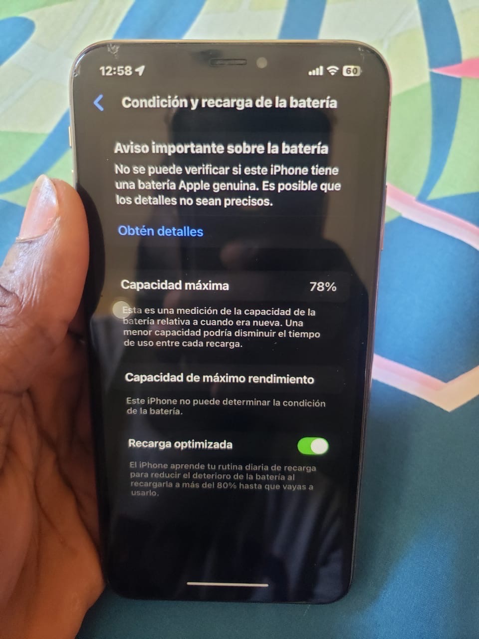celulares y tabletas - iPhone xs mas no face id 64 GB factory bateria 80 5
