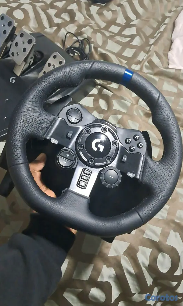 consolas y videojuegos - Volante Logitech G923 trueforce + Palanca shifter  5