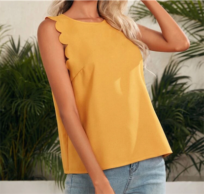 ropa para mujer - Blusa amarilla