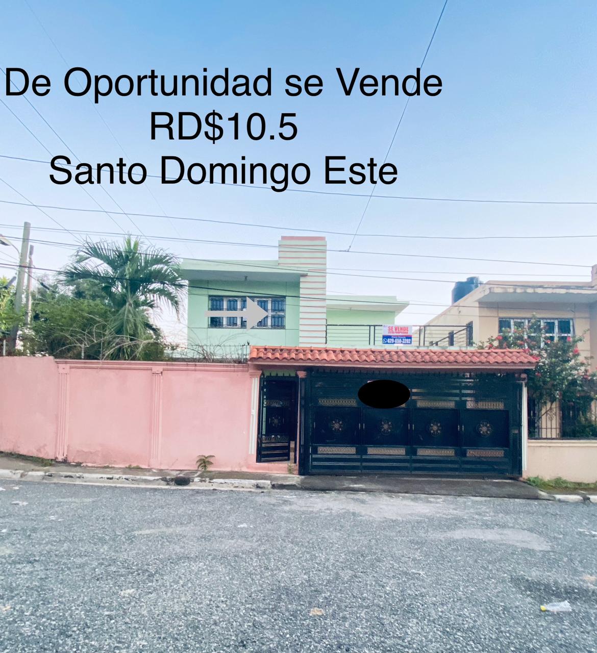 casas - DE OPORTUNIDAD VENTA DE CASA RD$10.5 