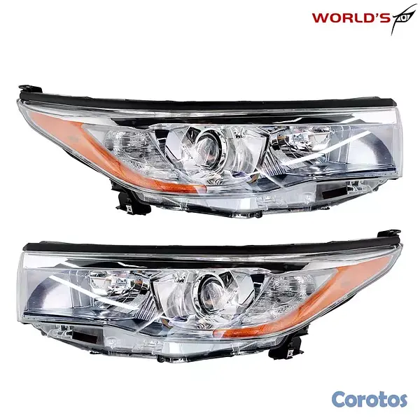 repuestos - Conjunto de faros delanteros halógenos para Toyota 5