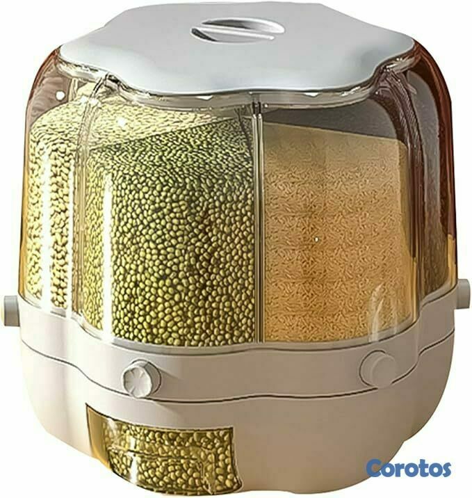 cocina - Dispensador de Granos Redondo de 6 Rejillas Girato 2