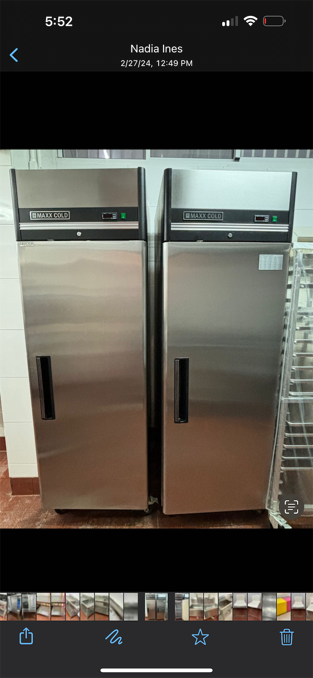 cocina - Refrigerador y freezer de cocina industrial 