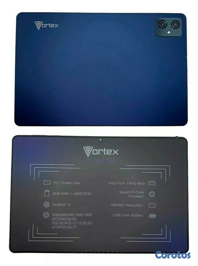 celulares y tabletas - TABLET VORTEX T10M PRO+ 3
