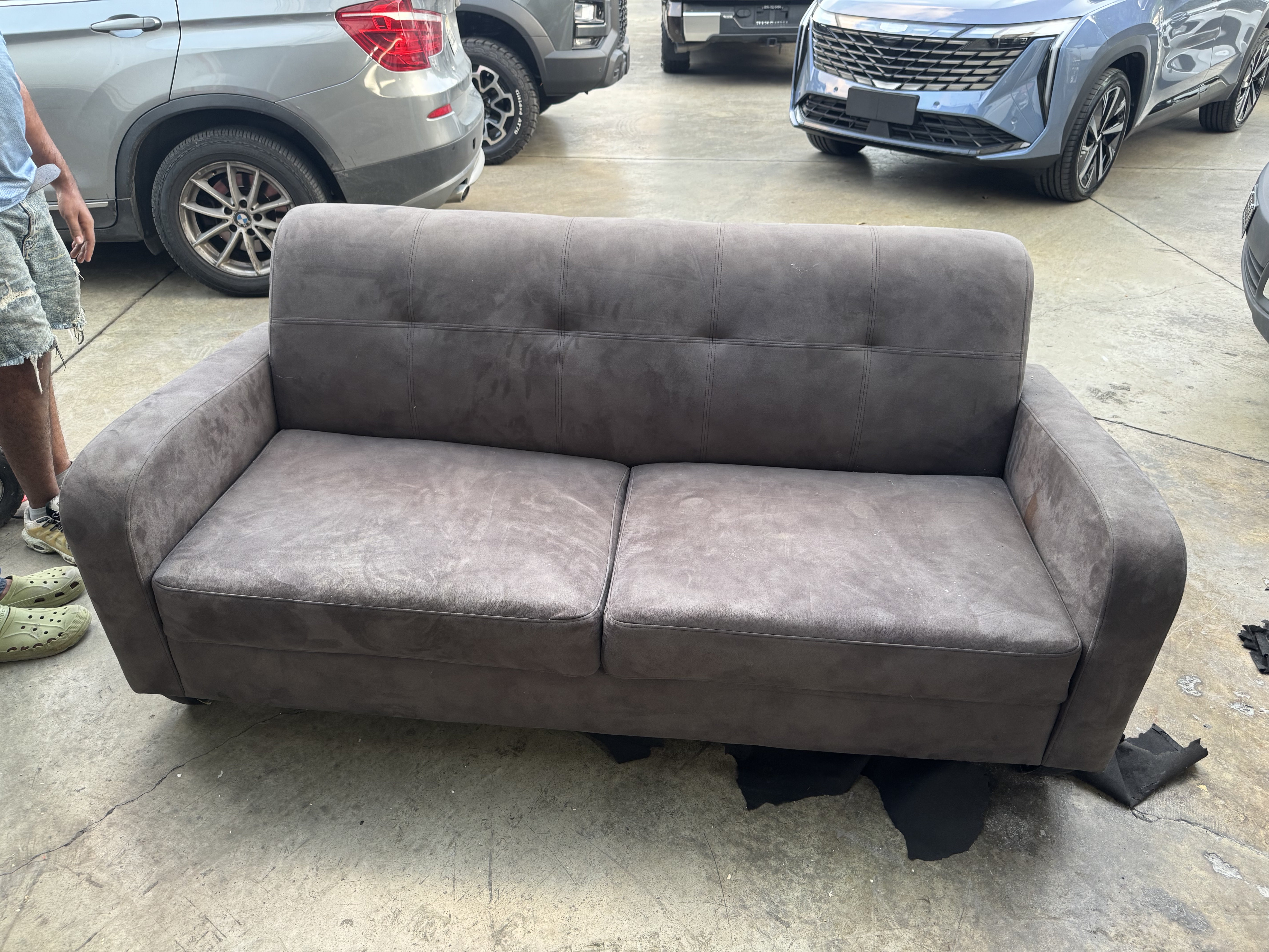muebles y colchones - OPORTUNIDAD Mueble sofá dos plazas 1
