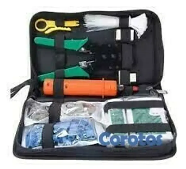 herramientas, jardines y exterior - kit probador tester de cable de red 4
