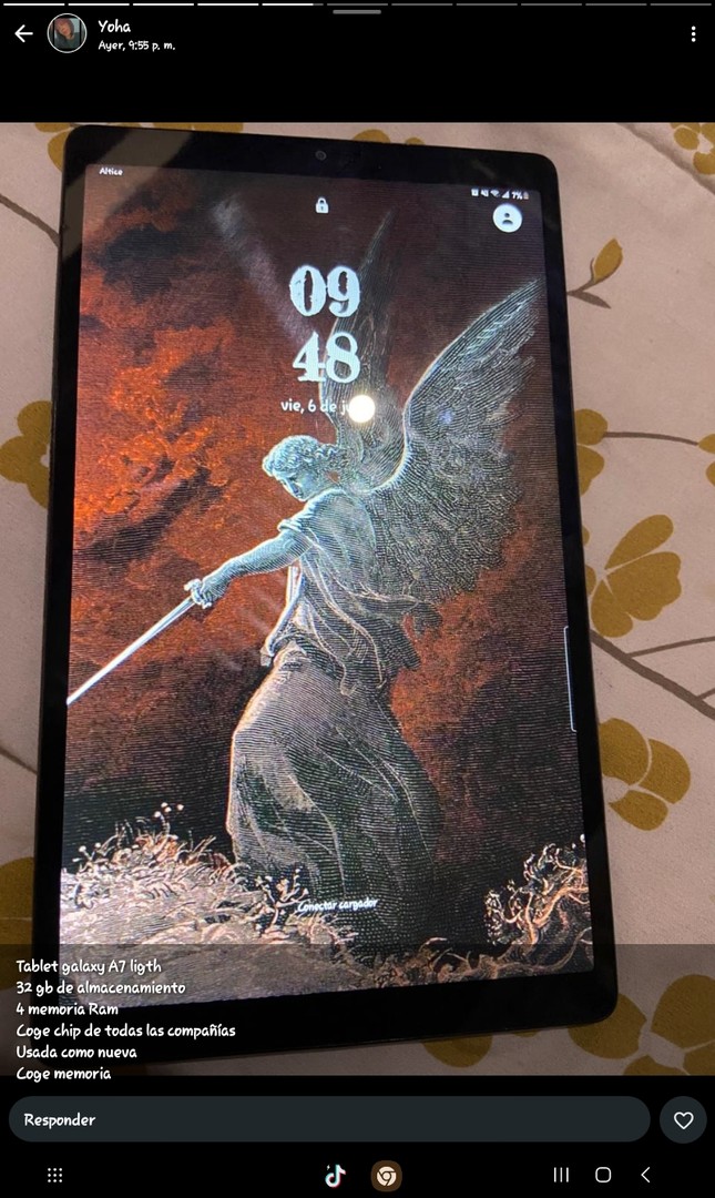 celulares y tabletas - Samsung Galaxy Tab A7 Lite. 32 de almacenamiento y 4 de Ram 2