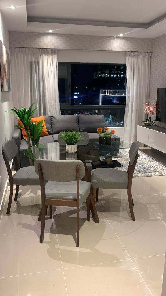 apartamentos - Apartamento en alquiler totalmente amueblado, 8