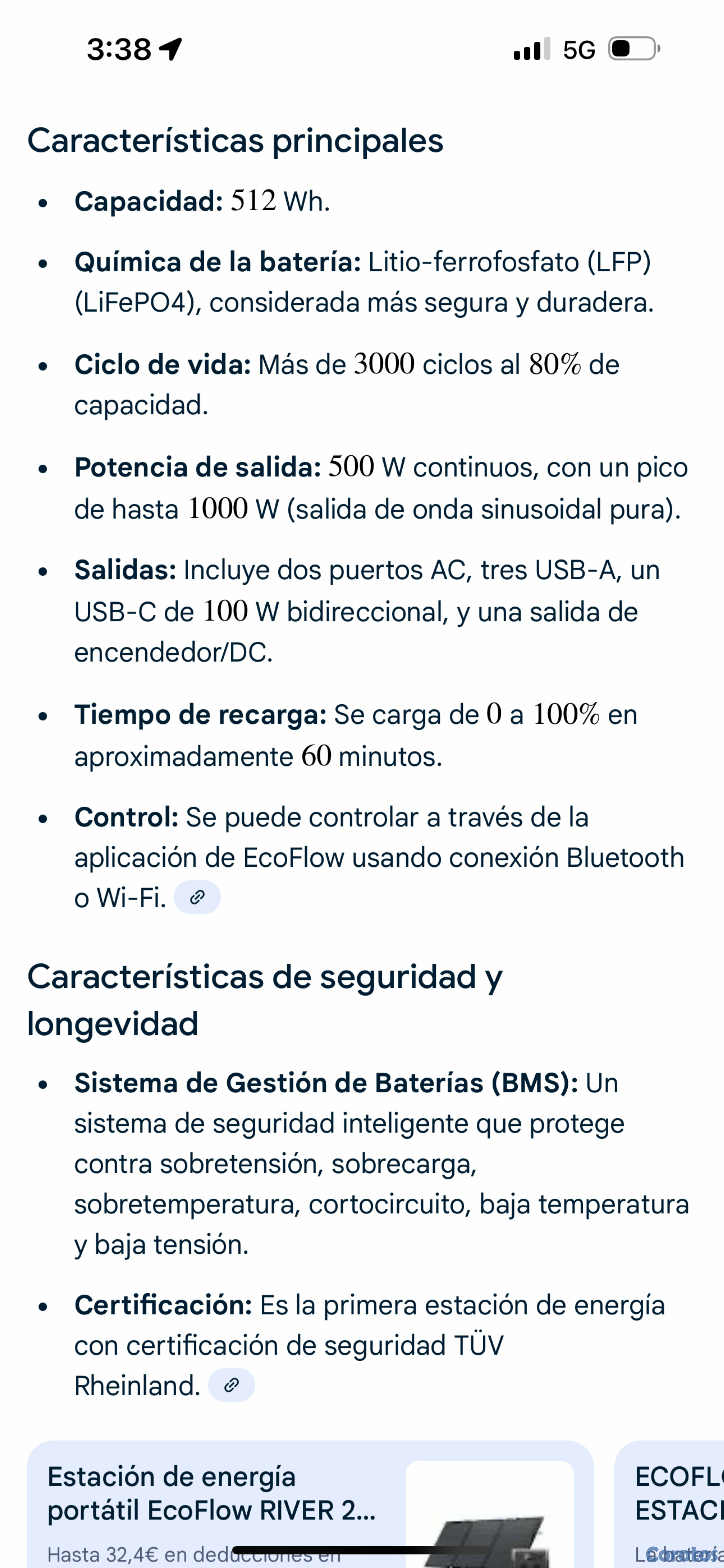 plantas e inversores - inversor portátil EcoFlow River 2 Max  10