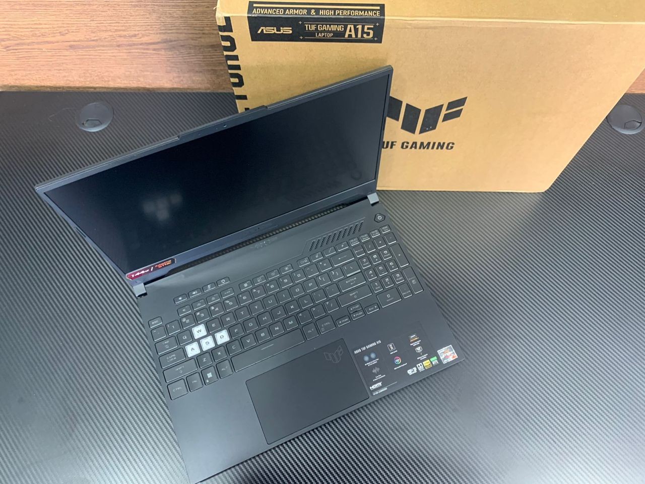 computadoras y laptops - Laptop GAMING Asus TUF AMD RYZEN 7 6800H + NVIDIA RTX 3050TI NUEVA   1