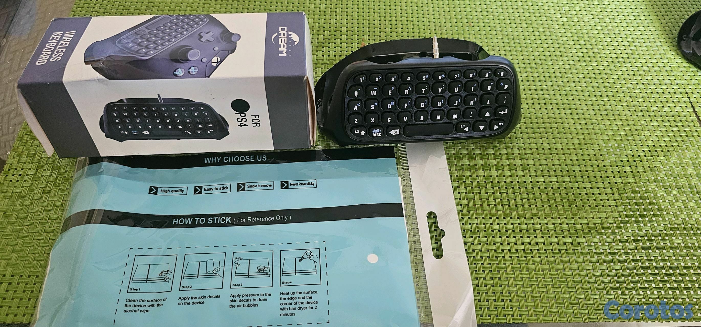 consolas y videojuegos - mini teclado ps4 Bluetooth. y pegatina para la consola ps4 7