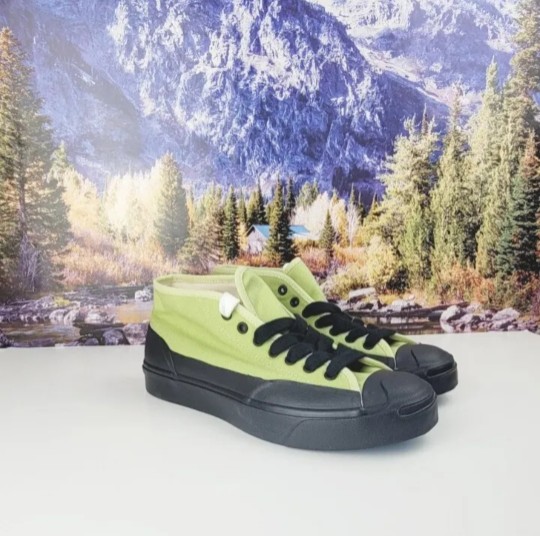 zapatos para hombre - Converse x ASAP Nast Jack Purcell Chukka Mid 164663C Beechnut Olive Black Dark 3