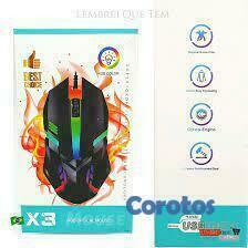 accesorios para electronica - Mouse Gaming USB X3 - Resistente, Preciso y con Es 3