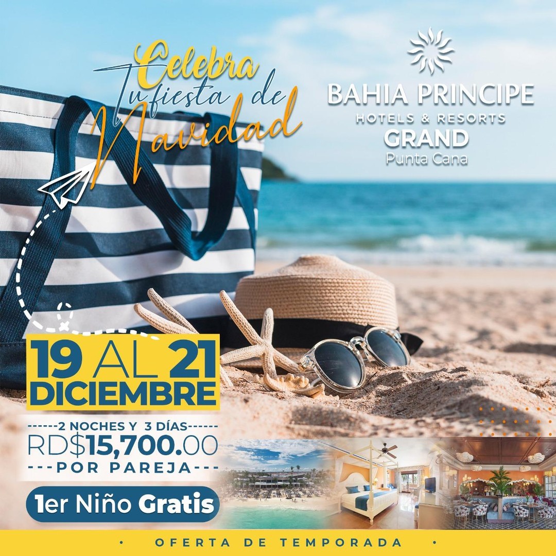 tours y viajes - Súper oferta en el Hotel Grand Bahía Príncipe, Punta Cana 