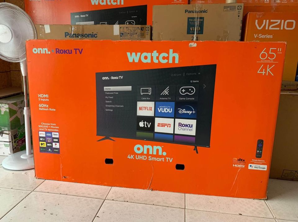tv - SMART TV ONN DE 65 PULGADAS ROKU 4K 2024 NUEVAS