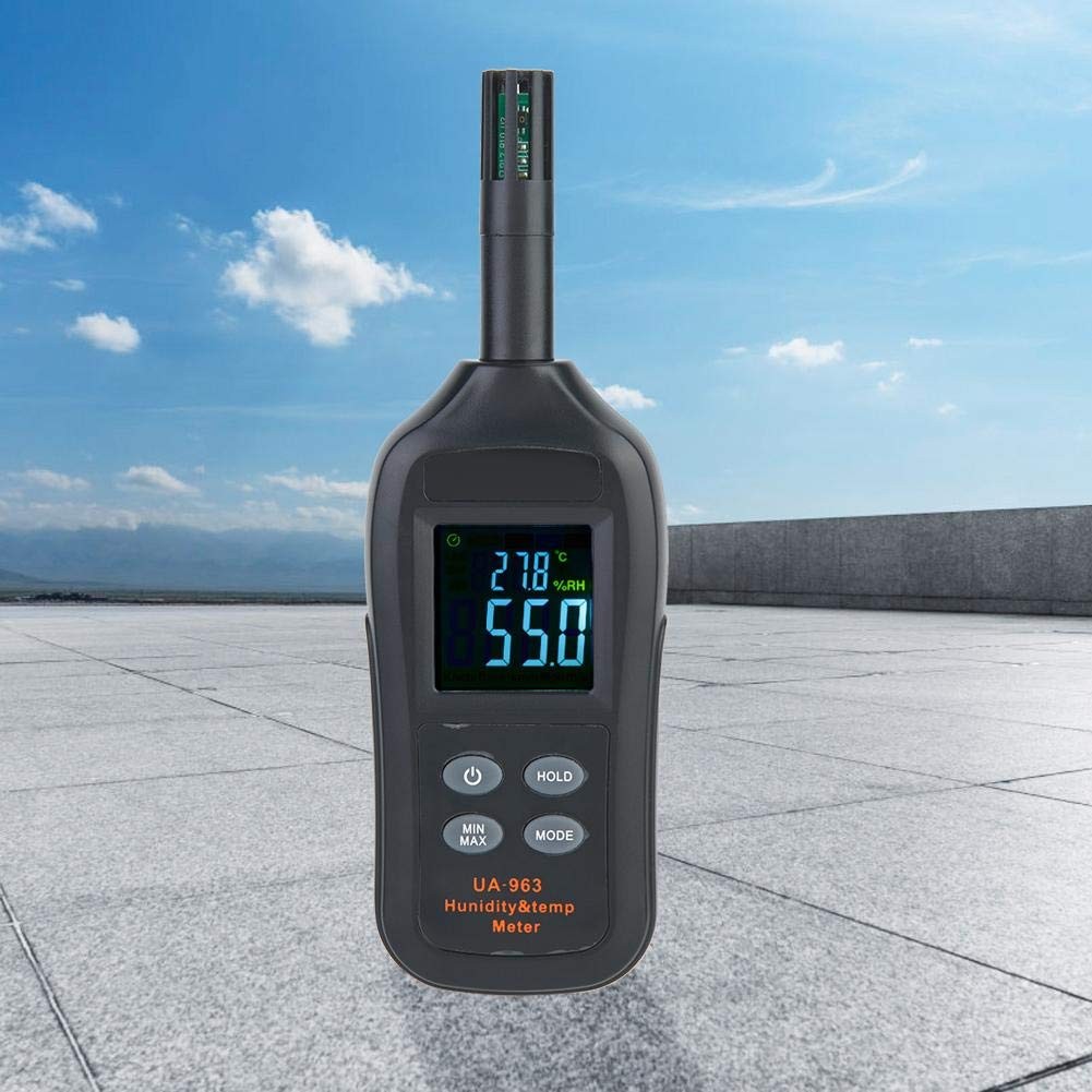 herramientas, jardines y exterior - Termometro higrometro medidor humedad digital probador 4