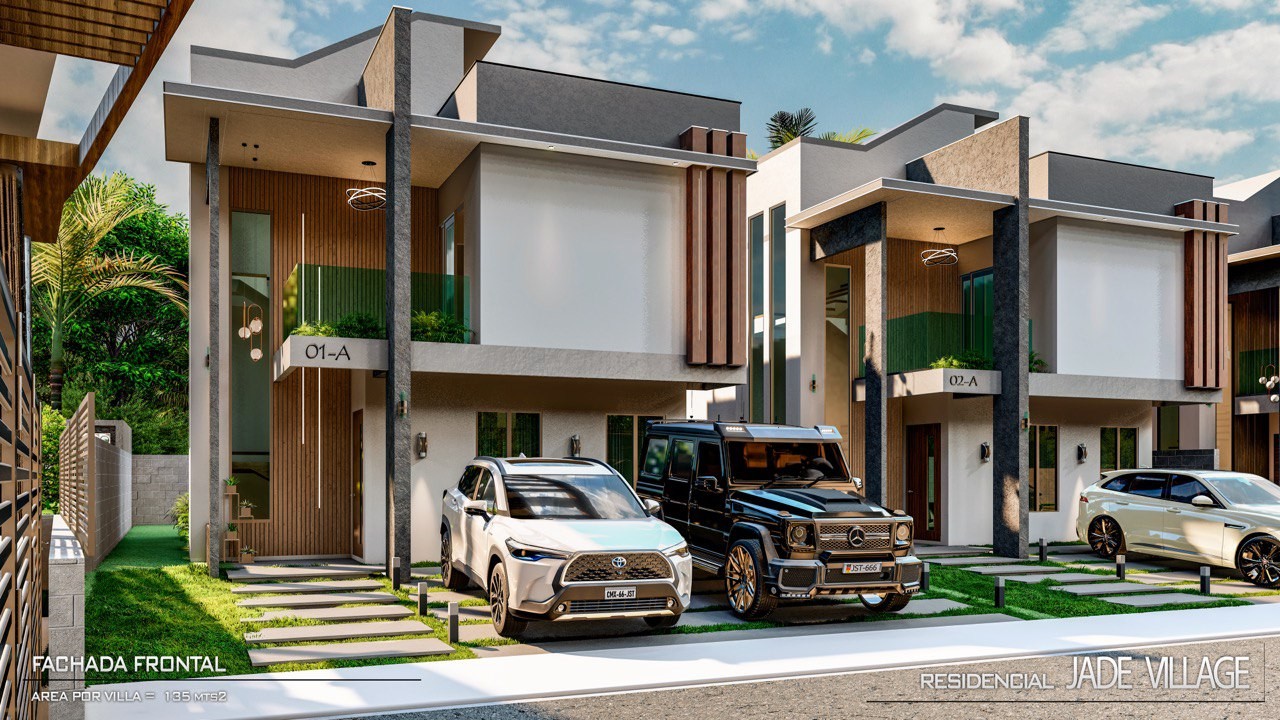 casas - Villas exclusivas de 3 habitaciones y 2.5 baños en bávaro punta cana. 