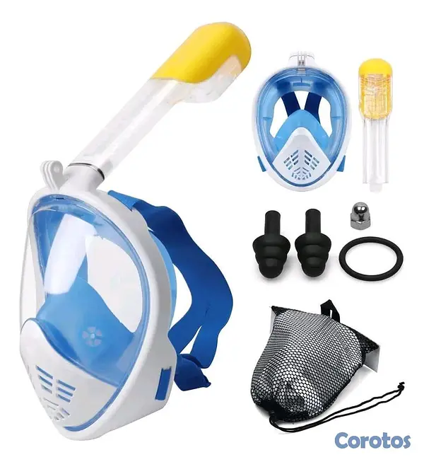 hobby y coleccion - 🤿 Máscara De Buceo Snorkel Full Face Antiempañante 🌊 6
