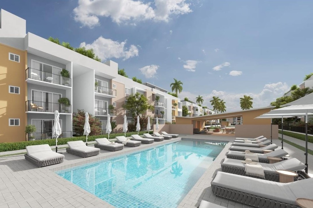 apartamentos - APARTAMENTOS CON PISCINA EN PUNTA CANA