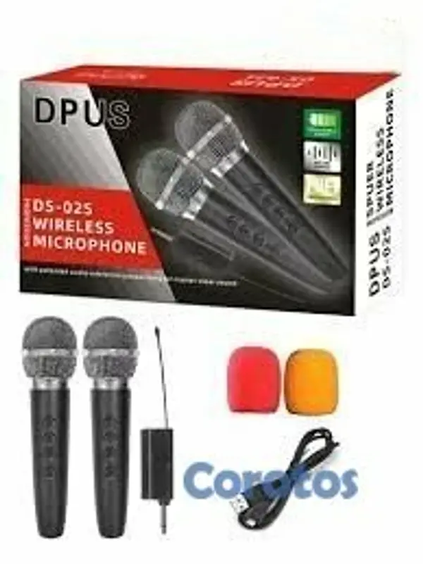 camaras y audio - Micrófono Inalámbrico DS-02S para Bocina con Sonid 2
