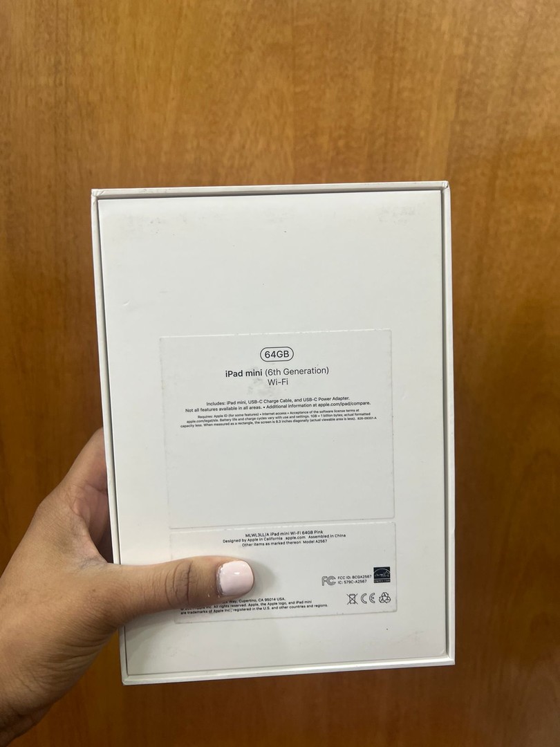 celulares y tabletas - iPad Mini 6TA Gen 64gb Open Box Wi-Fi  3